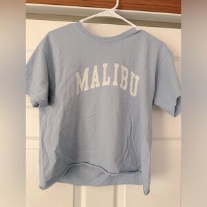John Galt cropped Malibu Tshirt